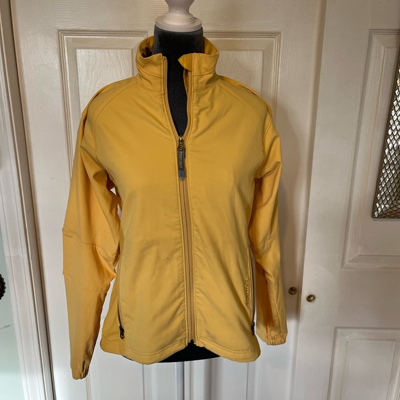 Marmot Women's Bright Yellow Shell Jacket - Picture 1 of 7